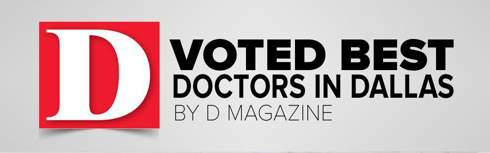 Rated Best Doctors in Dallas, 3 years in a row